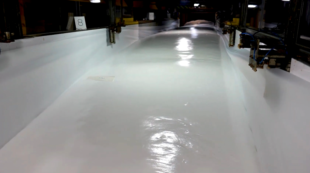 BASF’s technical facilities in Wyandotte, Michigan, serve as an innovation hub for the flexible foam industry.
Resources include a pilot slab stock foam machine and pouring equipment.