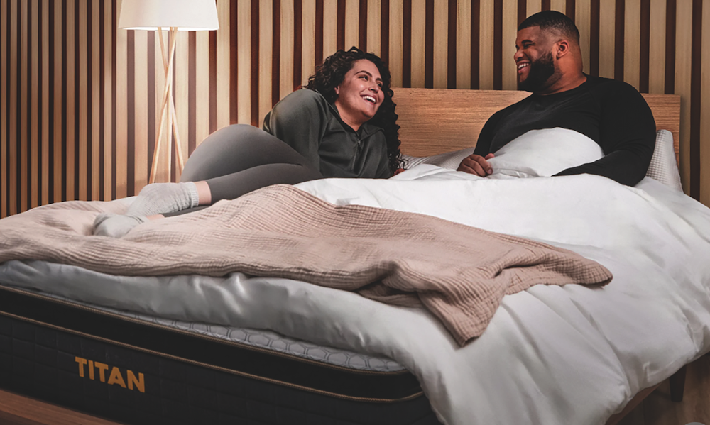 3Z Brand’s Brooklyn Bedding offers a trio of heavy-duty beds — the Titan Plus, Titan Plus Elite (shown here) and Titan Plus Luxe.