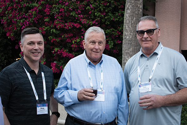 Atlanta Attachment Co.’s Doug Guffey, Southerland Inc.’s Jim Nation and TWF Nonwovens' Tim Warrington