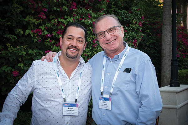 Pepe Monroy of Artaban Internacional S.A. de C.V. and Eric Delaby of Milliken & Co.