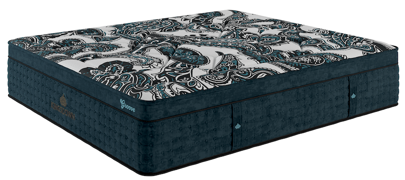 Kingsdown’s Groove mattress is an example of the fashion-forward ideas that can develop when BekaertDeslee works with clients.