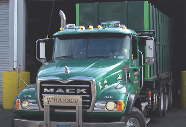 
In states with mattress recycling laws, loading docks at
mattress recyclers accept units from both private waste haulers and those who contract with MRC.