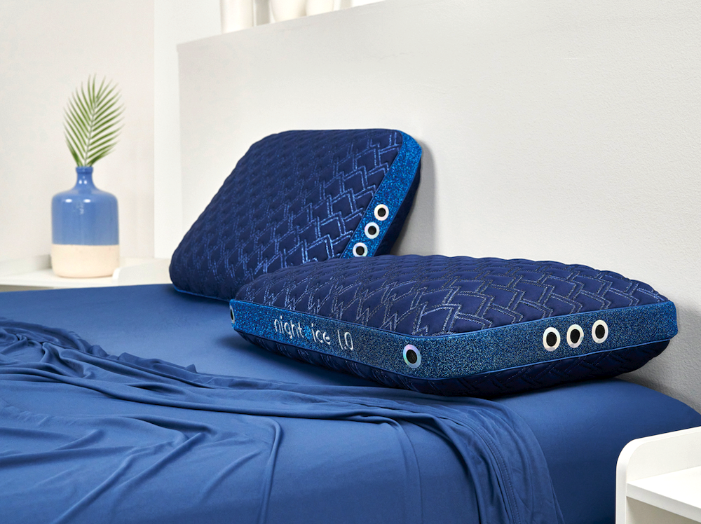 Bedgear’s Night Ice pillow is one of the company’s 
most popular products.