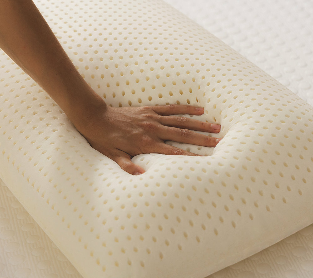 Talalay Global’s products include a queen HP Medium latex pillow.