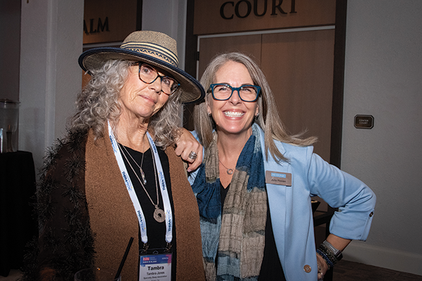 Specialty Sleep Association’s Tambra Jones with Restonic’s Julia Rosien