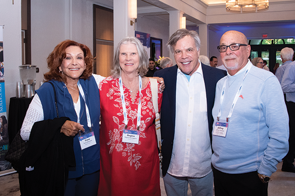 Tana Sherman, Regina Borreggine, Therapedic International’s Gerry Borreggine, and Jeffrey Sherman of The Bedding Group (Therapedic Mid-West)