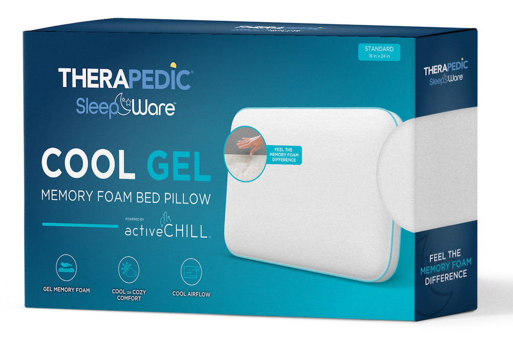 Therapedic International’s recently launched SleepWare lineup offers three pillow options.